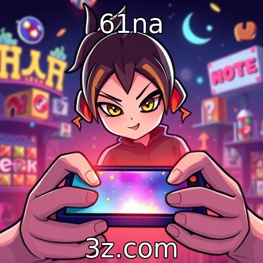 Crescimento das plataformas de jogos móveis : 61na